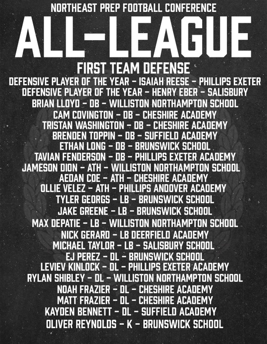 Cheshire Academy Football tweet media