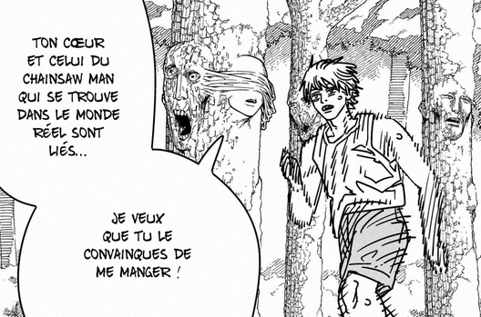 Azlayer_'s tweet photo. #chainsawman184 #csm184 

🚨THÉORIE : Si Denji court, c'est pour augmenter son rythme cardiaque car son cœur est lié à celui du Chainsaw Man. Ainsi, le débit sanguin augmente pour lui permettre d'avoir une régénération plus rapide. https://t.co/4FaO1zDXSO