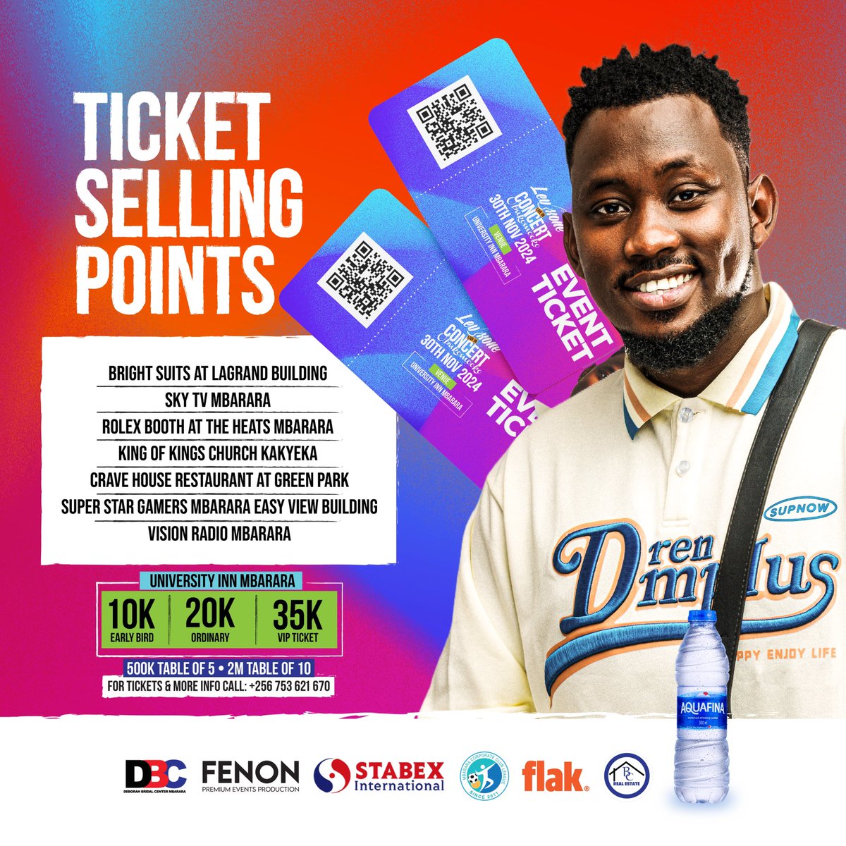My good people if you’re in mbarara  please grab your tickets at our  selling points 👇🏿👇🏿