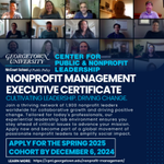 Photo by GU Center for Public & Nonprofit Leadership (@GeorgetownCPNL)