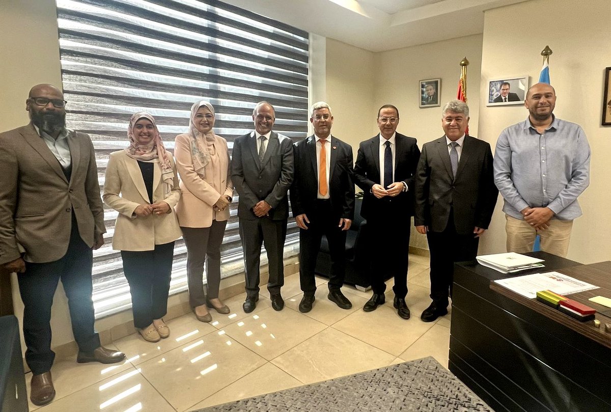 🇺🇳🇱🇾Ministry of Industry and Minerals of Libya discuss new partnerships with UNIDO in Egypt 

We welcome the delegation from the Libyan Ministry of Industry and Minerals and the Libyan Iron and Steel Company to Egypt