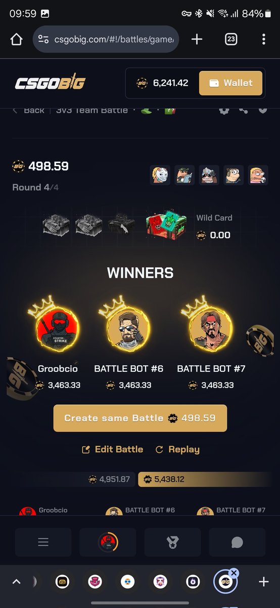 Thank you so much <a href="/Roobet/">Roobet</a> form 3$ rakeback to 90% debt payd, also <a href="/boxydotgg/">BOXY.GG</a> and <a href="/csgobig/">CSGOBig.com</a> you have a big part in this 🥰🫡🦘 huge love