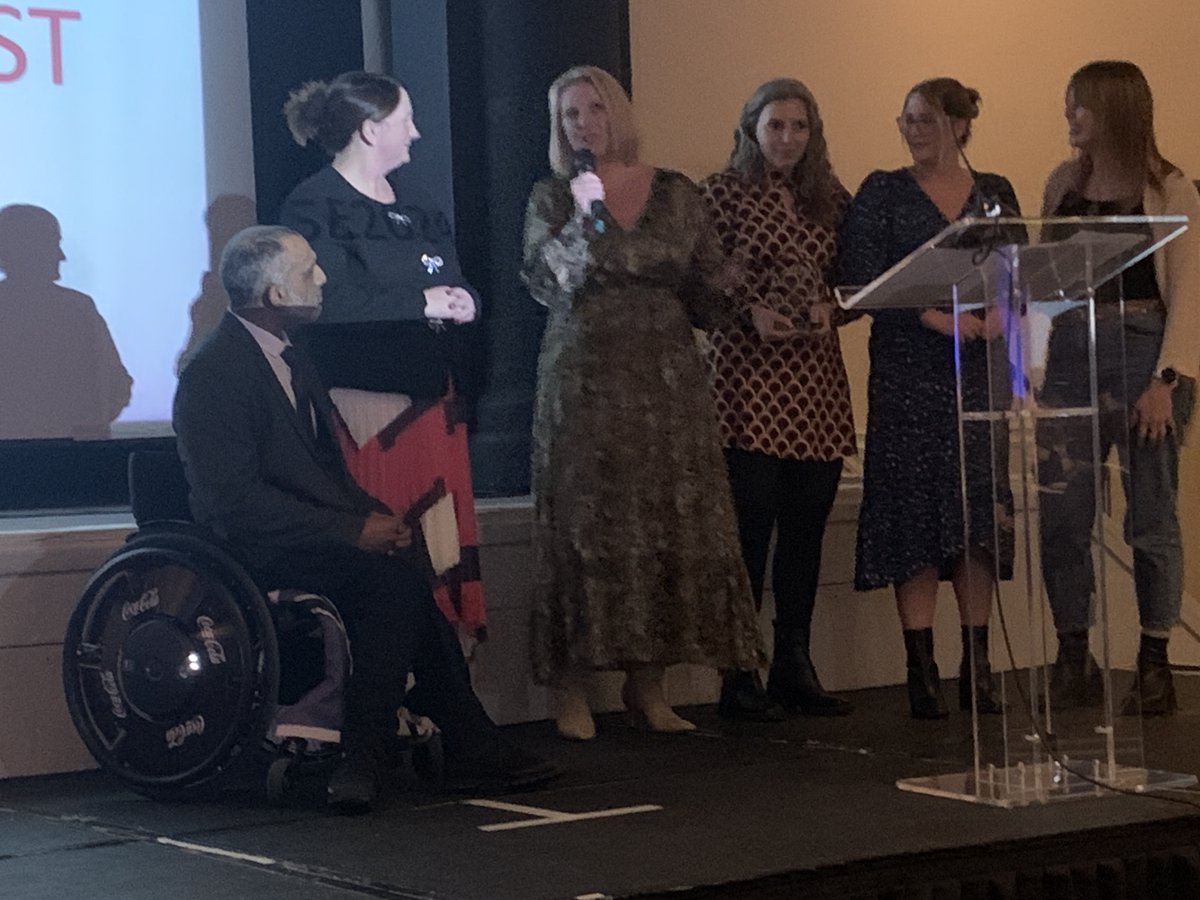 Congratulations to the winner of the Small Supported Employment Team winner Guernsey Employment Trust. Thank you to Coca Cola  EuroPacific for sponsoring this award 
#BASE2024 #AwardsEvening
