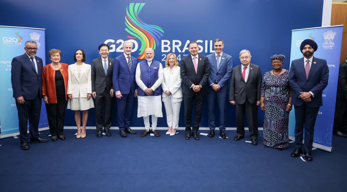 Partnering to leverage the power of technology for a greener world! 

The Declaration on Digital Public Infrastructure, AI and Data for Governance offers a roadmap towards a more sustainable planet. I thank the distinguished world leaders for their passion and support to this