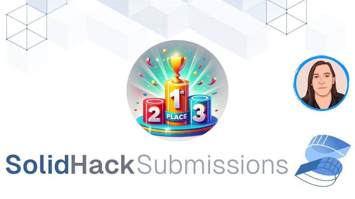 JLarky's tweet image. It was a monumental effort, but I went through every entry of #solidhack and turned it into a video!