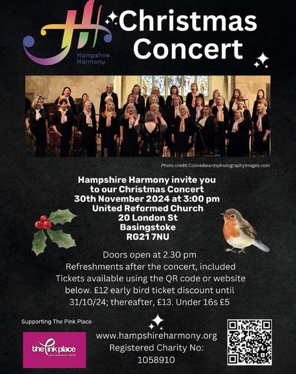 A great rehearsal for #Hampshire #Harmony's #Christmas Concert🌲at the #URC #Basingstoke 30 November and it's sounding great! Time to secure your 🎫ticket. Available at hampshireharmony.org 
#welovebasingstoke #Destination Basingstoke <a href="/ClareFOliver/">Clare Oliver</a> #BFOC #ThePinkPlace