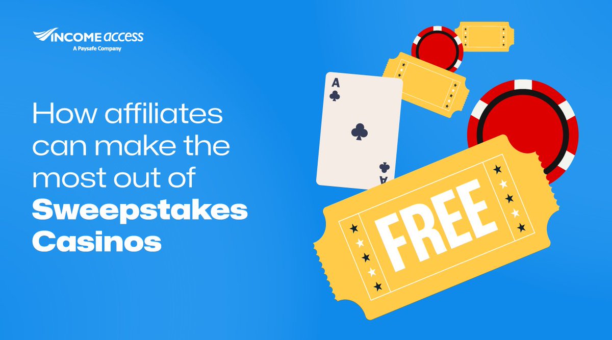Sweepstakes casinos are booming in the U.S., opening fresh opportunities for affiliates to engage players and expand their reach.

👉 Read here: incomeaccess.com/contenthub/swe…

#iGaming #AffiliateMarketing #SweepstakesCasinos #DigitalInsights