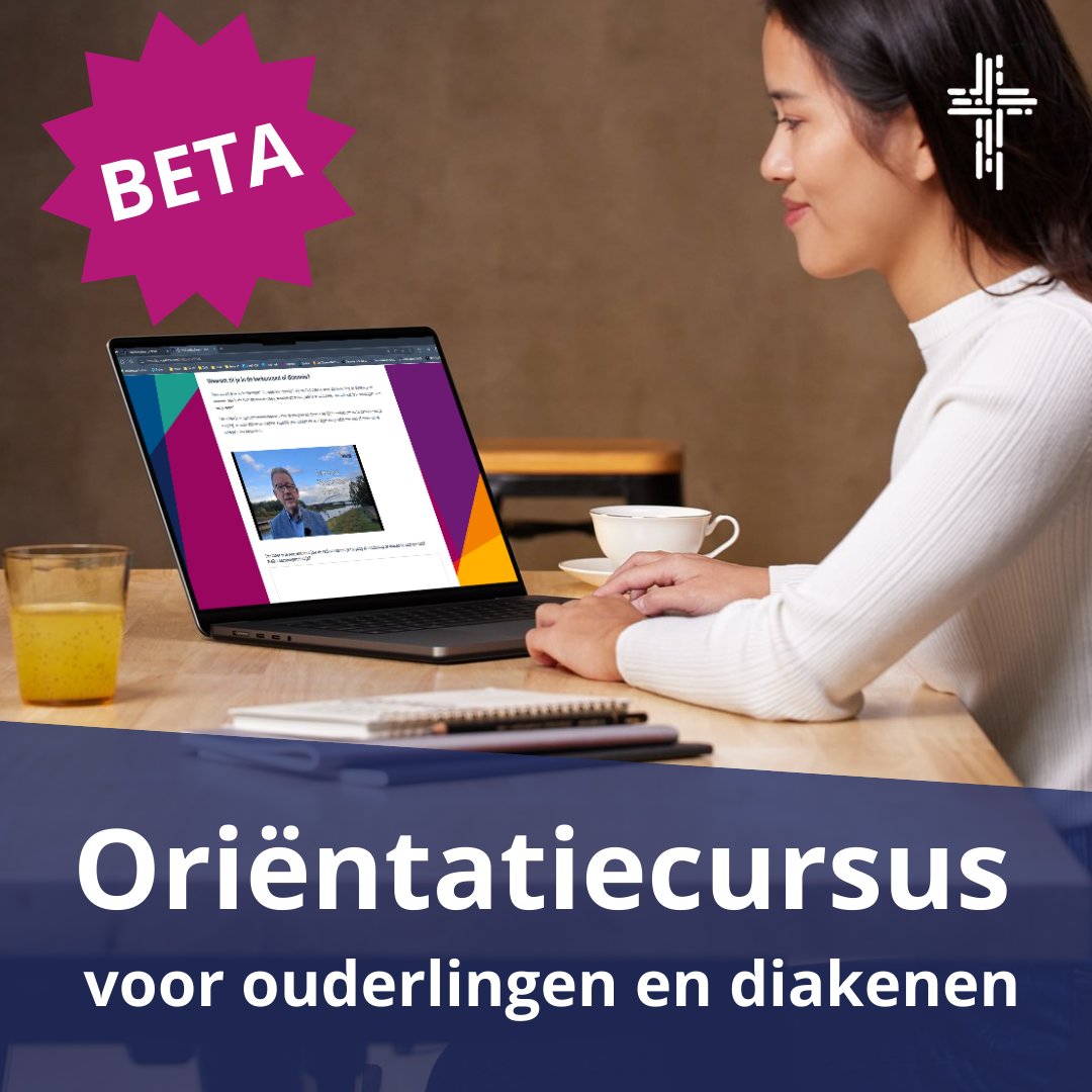 Onze e-learning voor ouderlingen en diakenen komt er aan. Inmiddels zijn we de beta versie aan het finetunen. Met deze cursus laten we je graag kennismaken en oefenen met de rijke inhoud van je roeping als ouderling of diaken. Meer informatie vind je op  kerkpunt.nl/orientatiecurs…