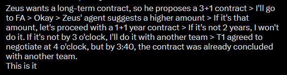 stendwol's tweet photo. loads of rumours going around about the Zeus situation. if it’s true this is the most insane shit ever. they missed Zeus by 20 minutes like no way his agent completely changed the League timeline like this https://t.co/LiqR5wTGgW