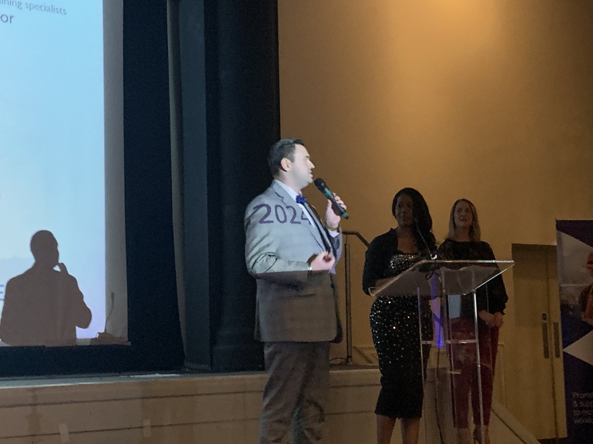 Gerraint Jones-Griffiths is the winner of the 2024 David Grainger Award . 
Many thanks to Audrey Bodman of Outshine Telephone Training Specialists for sponsoring  this award for the 3rd year running 
#BASE2024 #AwardsEvening #BASEsupporter