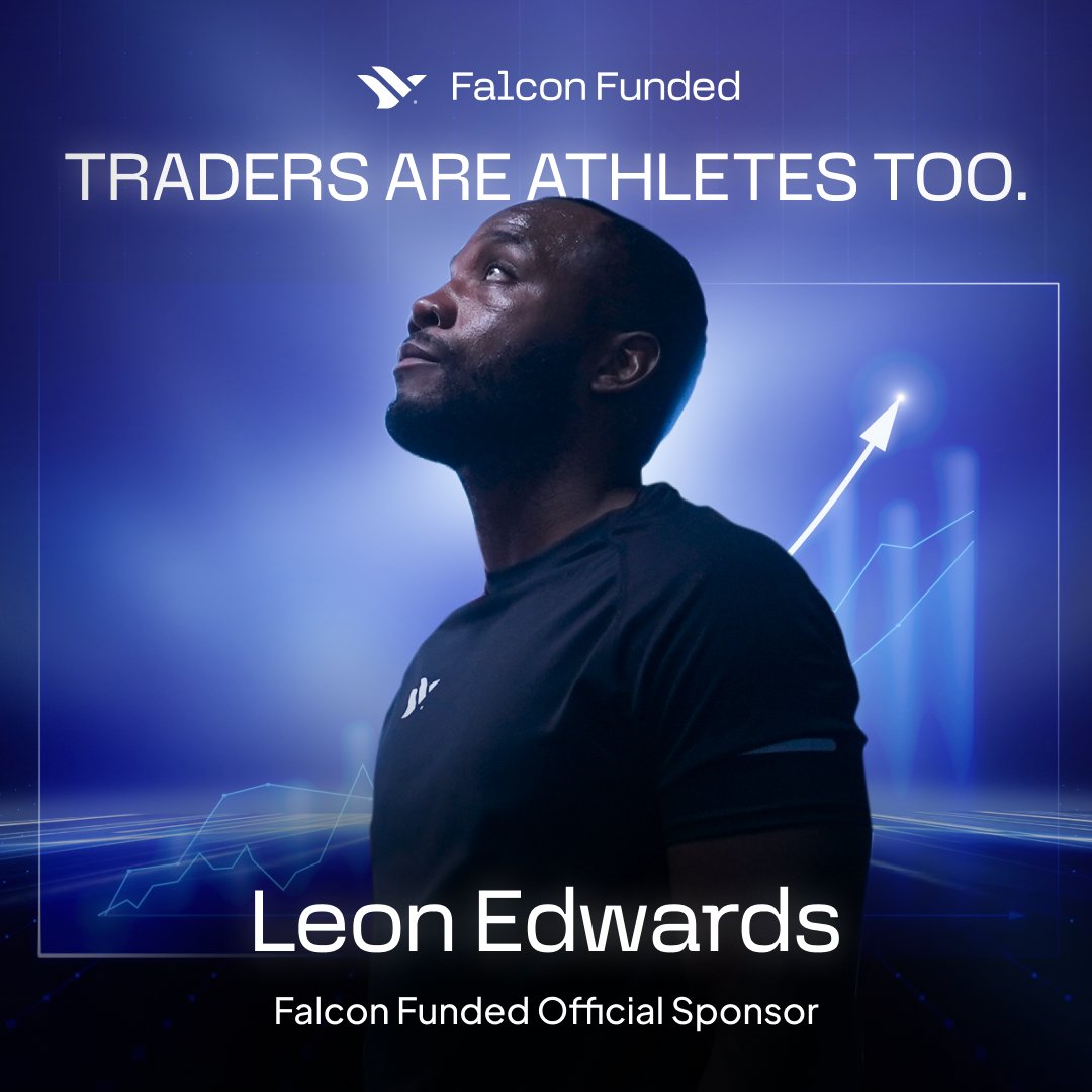 falconfunded's tweet photo. 🥊 Welcome Leon. Falcon Funded Official Sponsor🦅

We're thrilled to announce that UFC Champion Leon Edwards has signed with Falcon Funded. Together, we're launching the "Traders Are Athletes Too" campaign.
Traders require discipline, strategy, and mental toughness too. https://t.co/JmmJ87JGXa