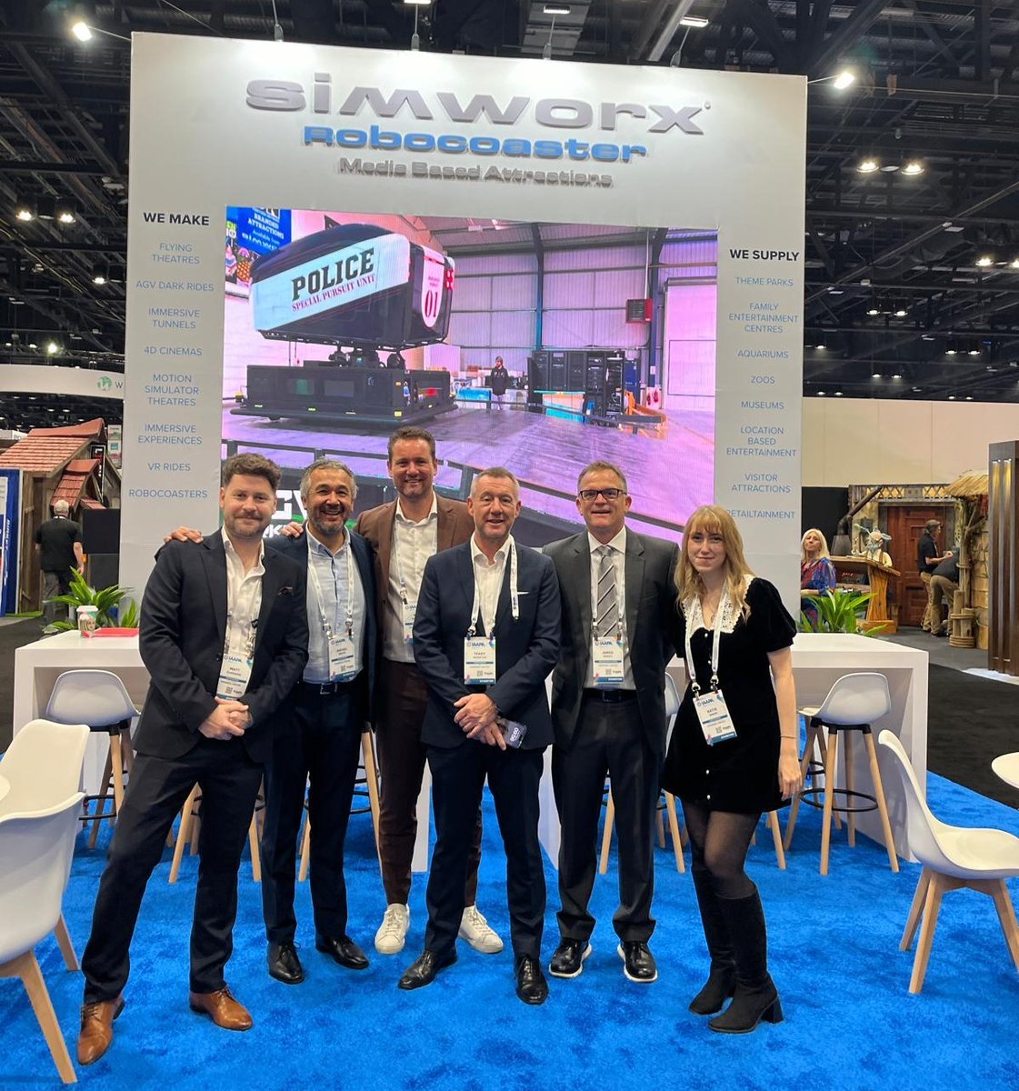 IAAPA Expo Orlando is underway 🎉 

The Simworx team are excited for a day packed with meetings to kick off what is sure to be a very busy week and we're ready to talk all about our dynamic media based attractions, so drop by booth 2067 to learn more! 
 #iaapaexpo2024 #Simworx