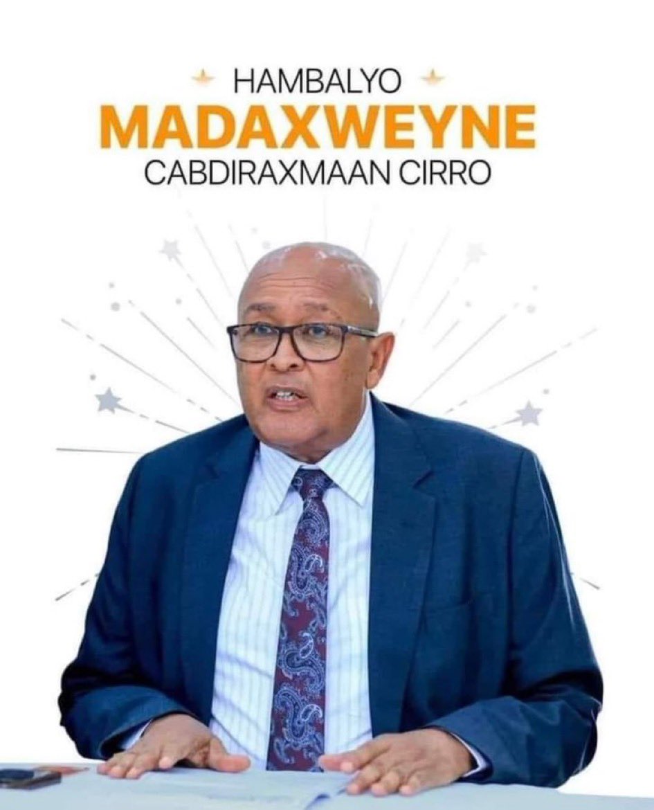 Congratulations to Abdirahman Mohamed Abdullahi on his election as President of Somaliland!