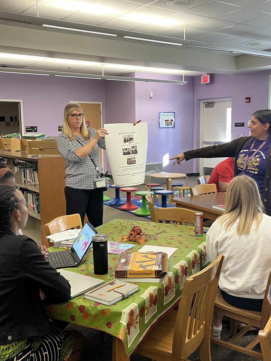 Alyssa Ramsey (@mrsramseysroom) on Twitter photo These dedicated teachers spent time collaborating with and supporting each other this morning. We continued our work toward creating visual routines and expectations for all learners! <a href="/RicheyTigers/">Richey Elementary</a> 💜💛 These dedicated teachers spent time collaborating with and supporting each other this morning. We continued our work toward creating visual routines and expectations for all learners! <a href="/RicheyTigers/">Richey Elementary</a> 💜💛