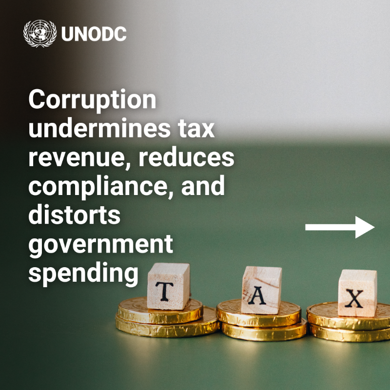 UNODC_FinCrime's tweet photo. Corruption and tax crimes steal from essential services like healthcare and education.
 
🌍 @UNODC &amp; @returningassets are fostering collaboration between anti-corruption and tax regulatory authorities in Africa to address this.
 
Learn more➡️
#UnitedAgainstCorruption @DanishMFA