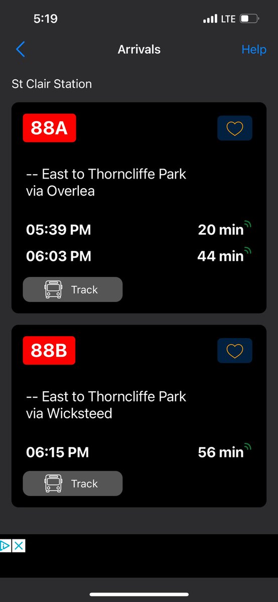 tomfool43644271's tweet photo. @TTChelps @TTCnotices 
Another day of quality service! It’s 5pm on a Tuesday (not Monday or Friday!) TTC can you explain why you are reducing the bus count during rush hour? Is st Clair now deemed less vital ? TTC plan = less buses and a never open LRT! https://t.co/FGPjc3AywK