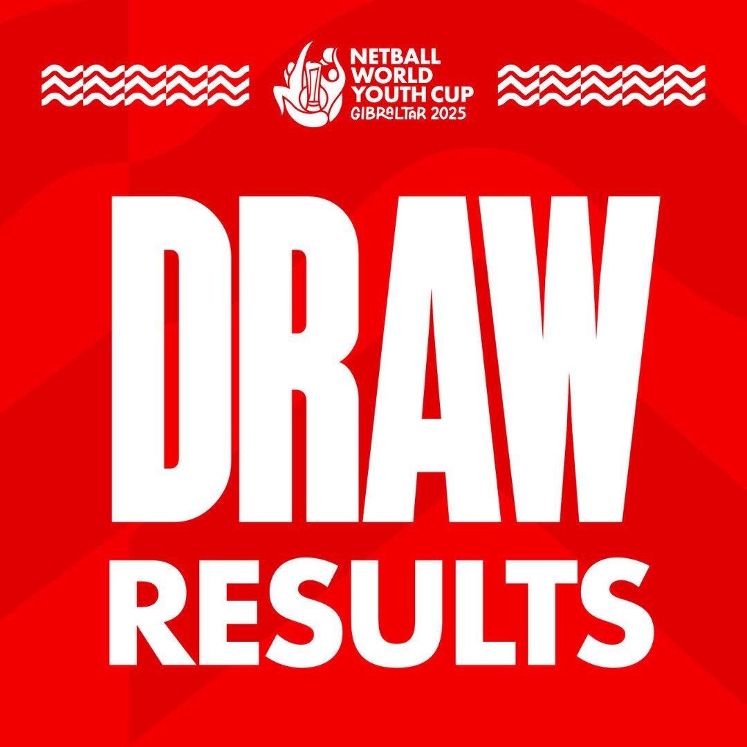 NetballWorldCup's tweet image. 🏐🌍 The NWYC 2025 Pools Are Set! 🌍🏐

The draw is complete, and the stage is set for the Netball World Youth Cup 2025 in Gibraltar this September! 🗓️

Check out the final pools below and get ready for the action! 👇✨

#TogetherWeRise | #NetballFamily | #NWYC2025
