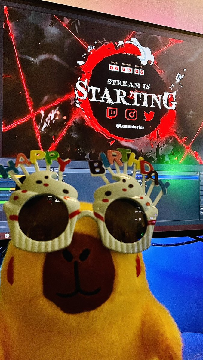 PRE- BIRTHDAY COUNTDOWN STREAM ~ LIVE NOW twitch.tv/laumiester m
Come chill 😎 

#twitch #twitchaffiliate #birthday