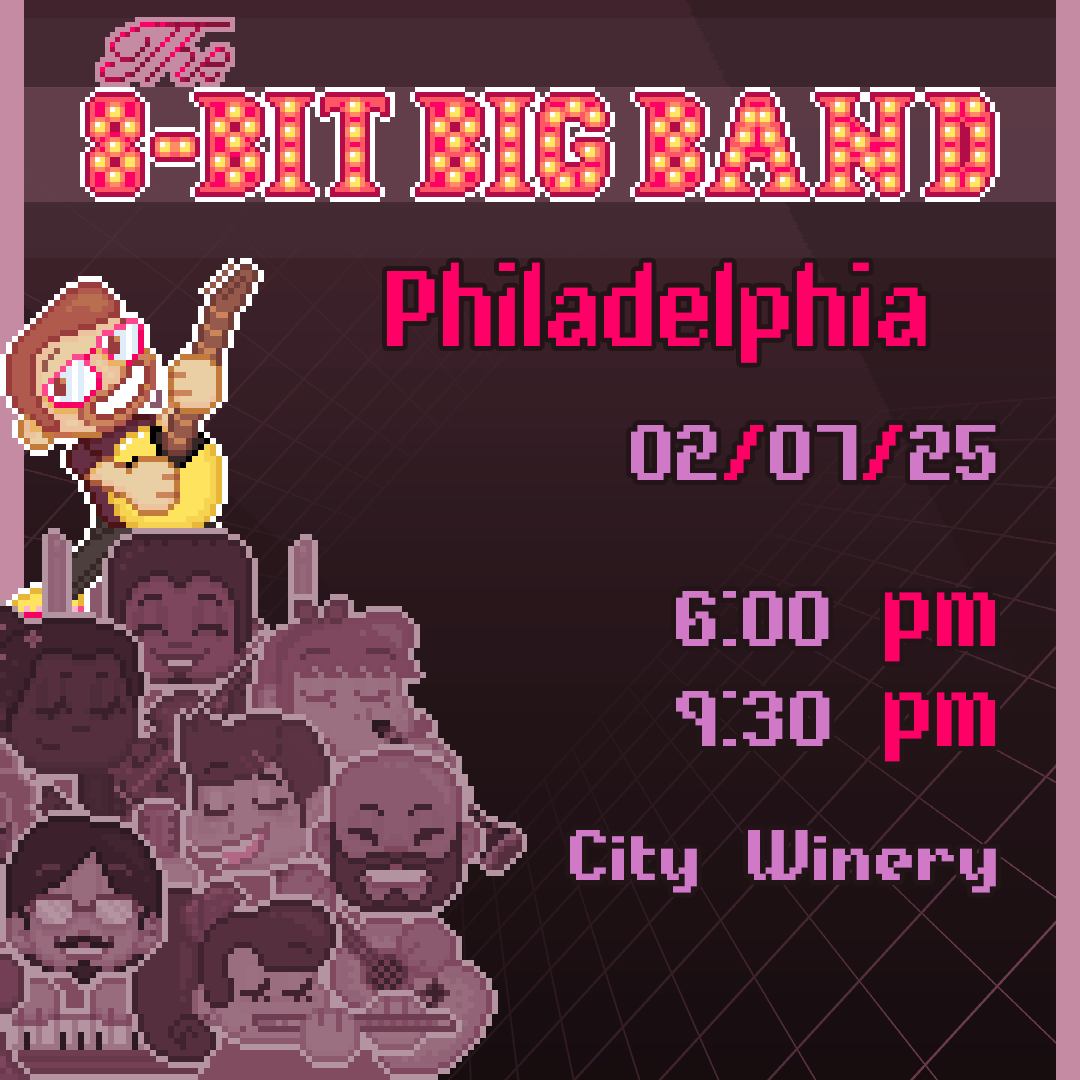The 8-Bit Big Band (@the8bitbigband) on Twitter photo PHILLY!! BIG NEWS: We're coming to you this Feb 7th at <a href="/citywineryphil/">City Winery Philadelphia</a> - Grab them tix now, we're gonna fill it with more horns than you can shake a stick at!! Bring me a cheesesteak!! - Tickets will be on sale Friday 11/22 at 11am EST here: citywinery.com/philadelphia/e… PHILLY!! BIG NEWS: We're coming to you this Feb 7th at <a href="/citywineryphil/">City Winery Philadelphia</a> - Grab them tix now, we're gonna fill it with more horns than you can shake a stick at!! Bring me a cheesesteak!! - Tickets will be on sale Friday 11/22 at 11am EST here: citywinery.com/philadelphia/e…