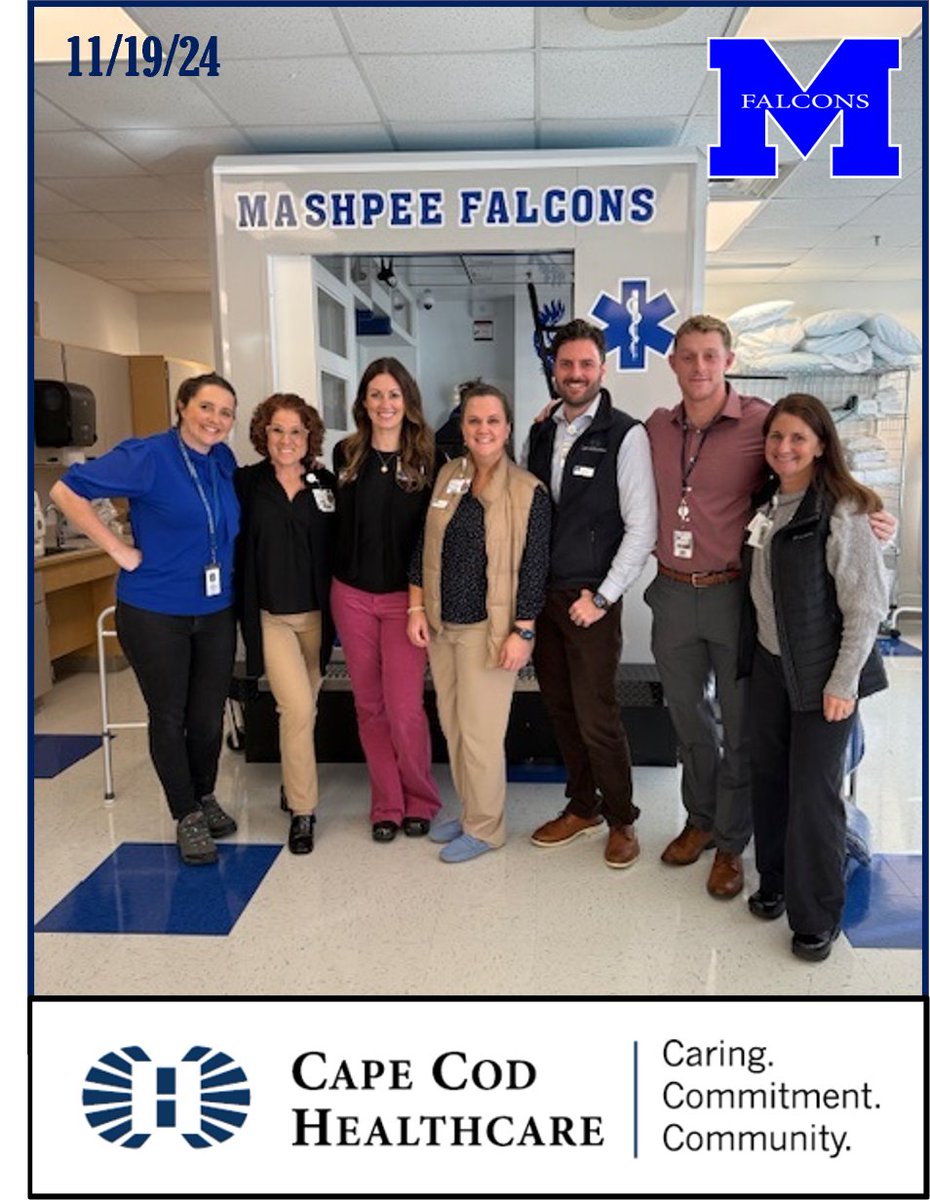 CCHCCareers's tweet photo. Mashpee High School welcomed back Cape Cod Healthcare to meet with their Health Sciences students this year.
Thank you, Mashpee H.S., for being so engaging. We are excited to see many of you this summer for some of our temp positions! https://t.co/Ul9P8SN3rv