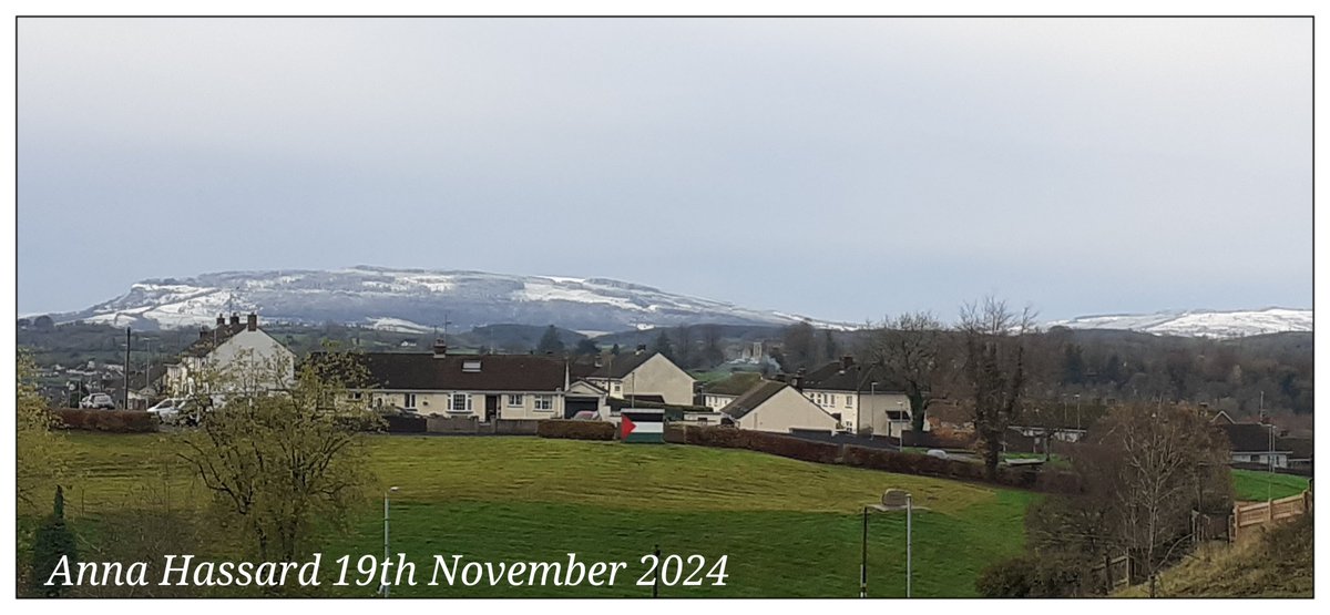AnnaInFermanagh's tweet image. A light dusting of snow in Enniskillen 
19th November 2024