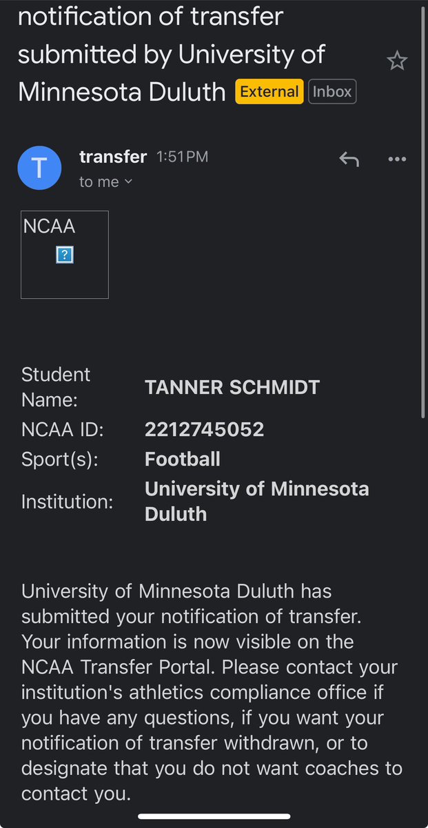 Tanner Schmidt (WR) tweet media