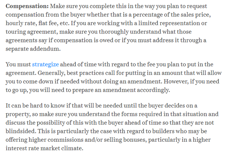 Maybe not the best plan for a realtor to be giving advice about "airtight" contracts, especially when they discuss all the problematic workarounds in one place: