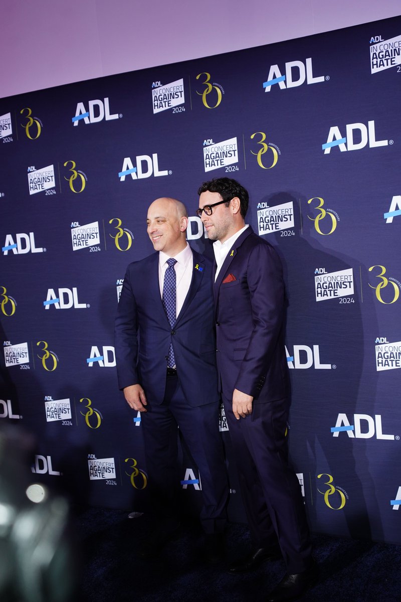 A huge congratulations to our honorees from last night’s 30th In #ConcertAgainstHate! These seven incredible individuals are leading the way in standing up to hatred, injustice and bias.