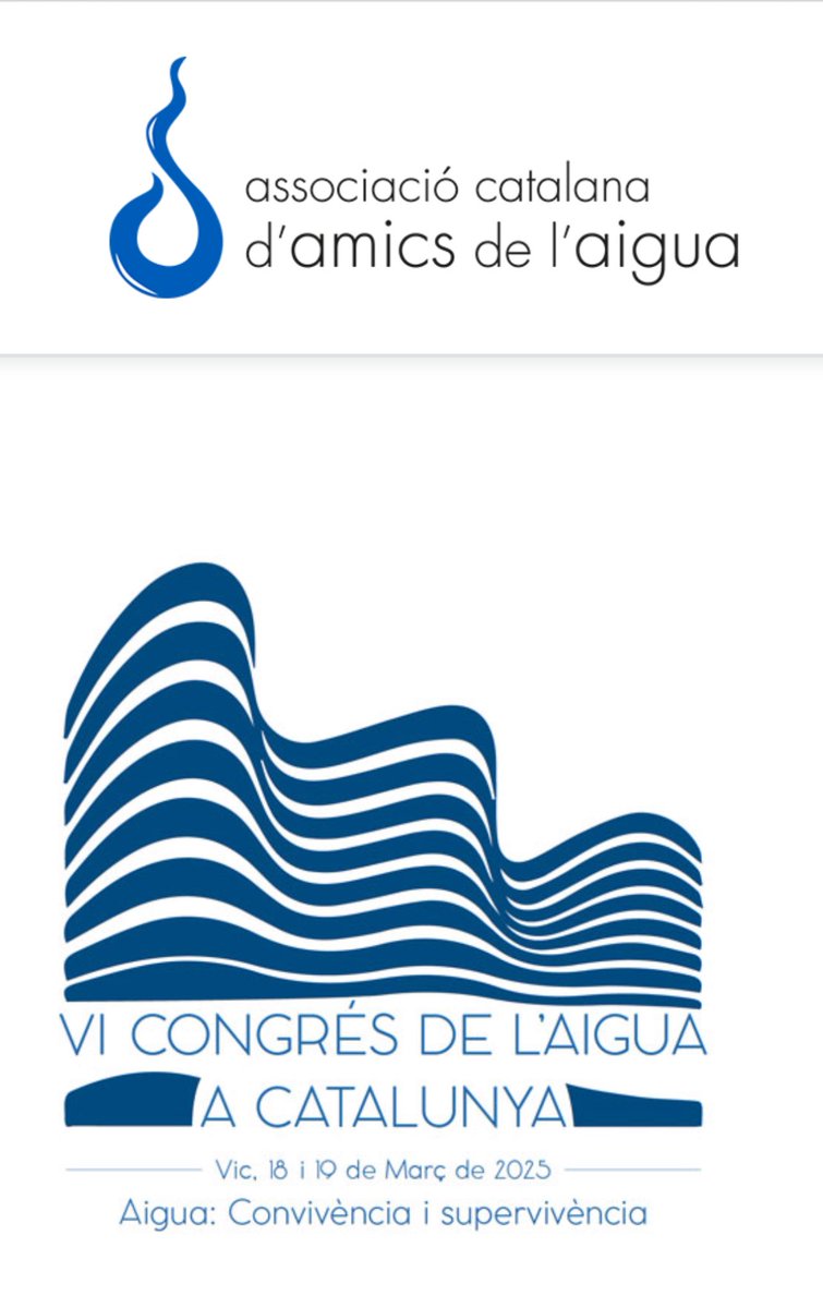 📢 Obertura d'Inscripcions al VI Congrés de l'Aigua a Catalunya!

💧<a href="/amicsaigua/">Ass.Cat. Amics Aigua</a> ha obert les inscripcions al VI Congrés de l'Aigua a Catalunya, que se celebrarà a Vic el març de 2025.

🚰 En som patrocinadors i participem en el debat.

👉Inscriu-te a
congresaiguacatalunya.com