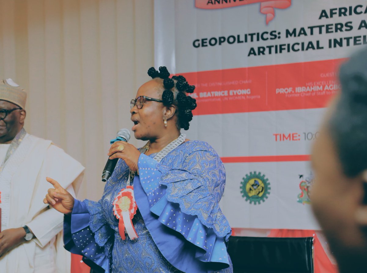 "Nigerian women have impressively demonstrated impeccable leadership at the apex of leadership, at the United Nations, World Trade Organisation &amp; other international organisations. They can do thesame in Nigeria, and should be given the opportunity in Nigeria", <a href="/BeatriceEyong/">Beatrice Eyong</a>