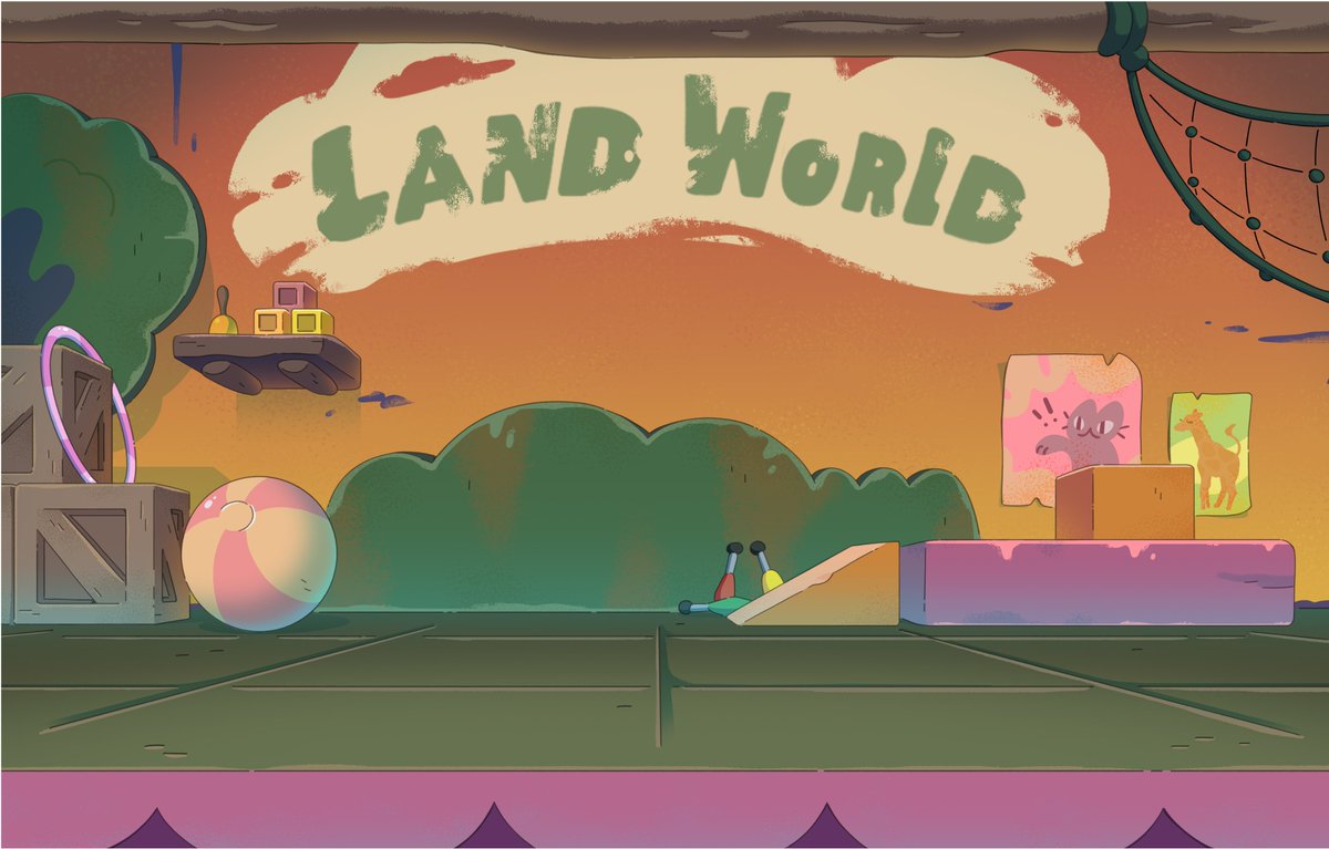 vorolfo's tweet photo. Background paintings from We Baby Bears episode "Land World" 🐬 (1/2) https://t.co/3LnSVW8goY