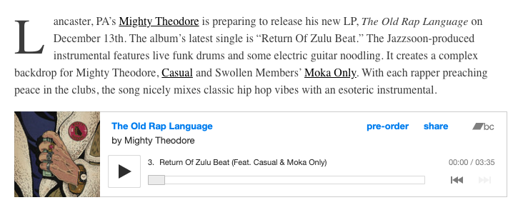Mighty Theodore featuring Casual &amp; Moka Only “Return Of Zulu Beat” (prod by Jazzsoon). - <a href="/StGABlog/">StGA</a>
survivingthegoldenage.com/mighty-theodor…