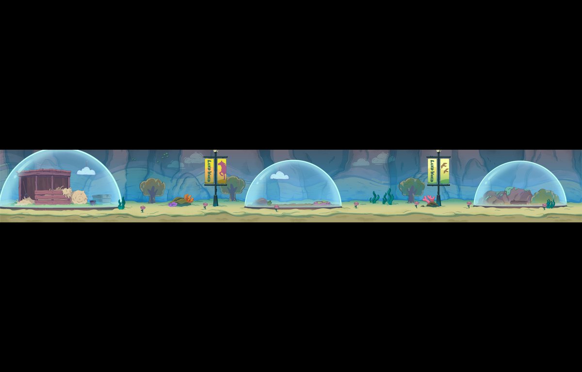 vorolfo's tweet photo. Background paintings from We Baby Bears episode "Land World" 🐬 (1/2) https://t.co/3LnSVW8goY