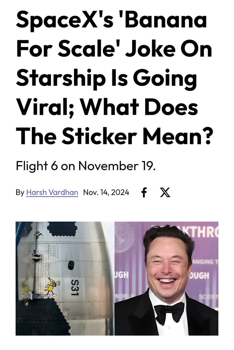 SpaceX Banana Bob 🍌 (@SpaceXBananaFUN) / Posts / X