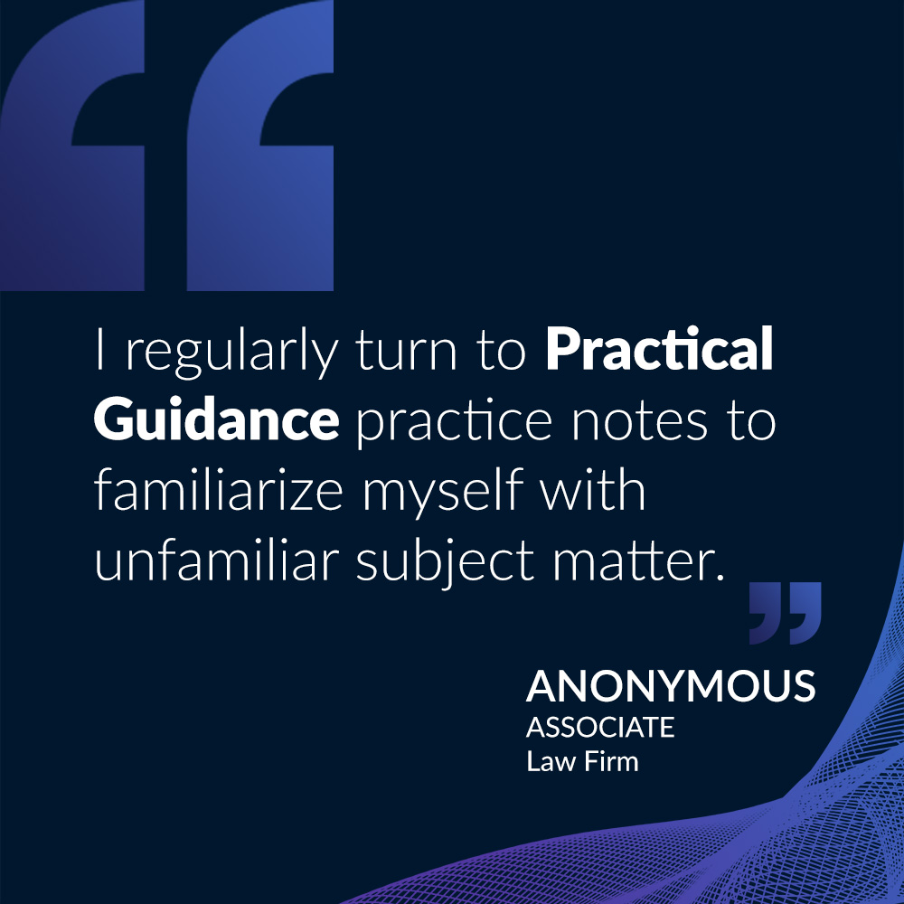 LexisNexis's tweet image. Discover how practice notes can streamline your learning process and enhance your expertise. Practical Guidance provides the insights you need to master new topics efficiently.

Get your free trial today! 
👉 bit.ly/42c11bJ 

#TestimonialTuesday #PracticalGuidance