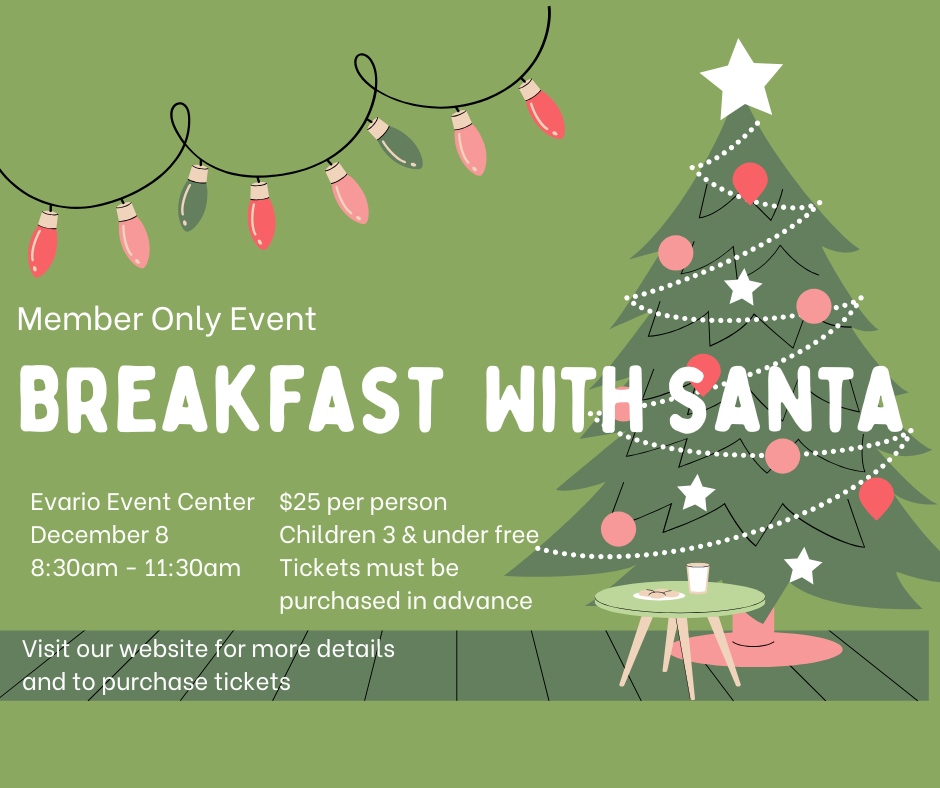 EDSSociety's tweet image. 🌟🎅 Members Only Family-Friendly Breakfast with Santa! 🎄🥞
Join us on December 8th for a magical morning filled with delicious breakfast treats and festive cheer! Bring the whole family to enjoy breakfast, meet Santa, ride the Christmas train, and create unforgettable memor...