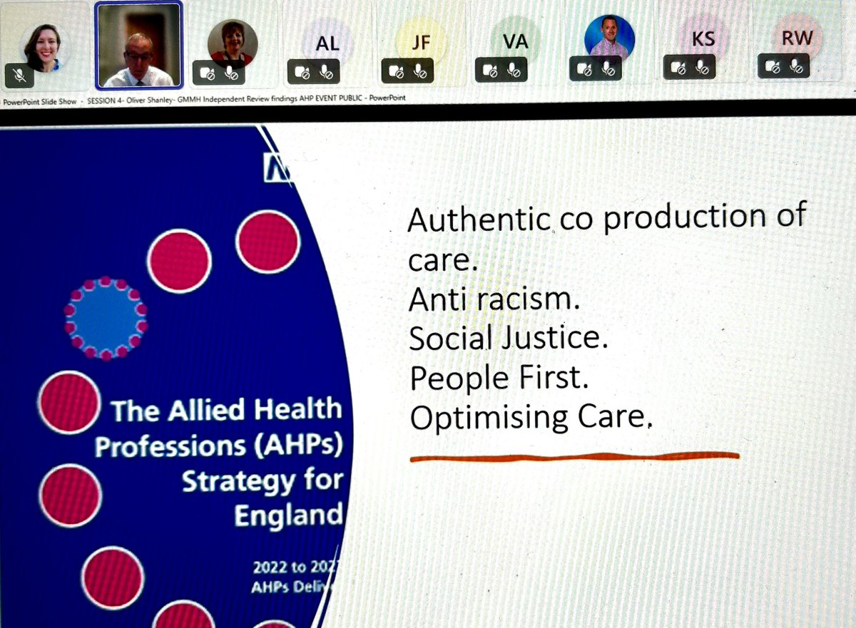 Suzanne Rastrick (@suzannerastrick) on Twitter photo Delighted to welcome <a href="/ShanleyOliver/">Oliver Shanley</a> to deliver his delayed #CAHPO24 keynote today๐
Very powerful narrative on lessons for clinical staff from Greater Manchester MH Trust
Provoked much reflection & many thoughtful questions from #AHPs on #quality & #safety
<a href="/WeAHPs/">WeAHPs ๐</a> #AHPsDeliver Delighted to welcome <a href="/ShanleyOliver/">Oliver Shanley</a> to deliver his delayed #CAHPO24 keynote today๐
Very powerful narrative on lessons for clinical staff from Greater Manchester MH Trust
Provoked much reflection & many thoughtful questions from #AHPs on #quality & #safety
<a href="/WeAHPs/">WeAHPs ๐</a> #AHPsDeliver