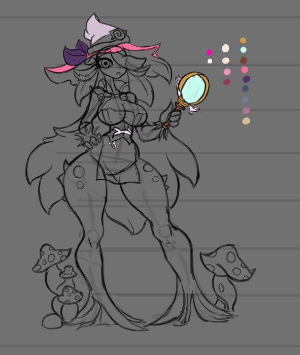 ANowhere36758's tweet image. Here you go 
1. Plush Monster Deer 
2. Frog Artist 
3. Arachnid Weaver 
4. Myconid Explorer
#sketch #sketchart #sketchstreamer #monstergirl #dnd #dungeonsanddragons #DnDcharacter #furry