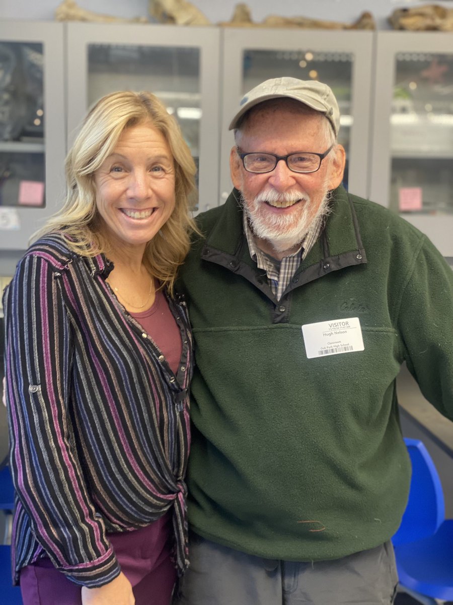 When a legend stops by your <a href="/oakparkusd/">Oak Park USD</a> classroom, the original teacher who introduced the <a href="/ABEProgOffice/">Amgen Biotech Experience (ABE) Program Office</a> lab that has now reached 1 million students worldwide! 🧫 🧬30+ years I have known Hugh Nelson! #Grateful <a href="/ScottHeimlich/">Scott Heimlich</a> <a href="/AmgenFoundation/">Amgen Foundation</a>