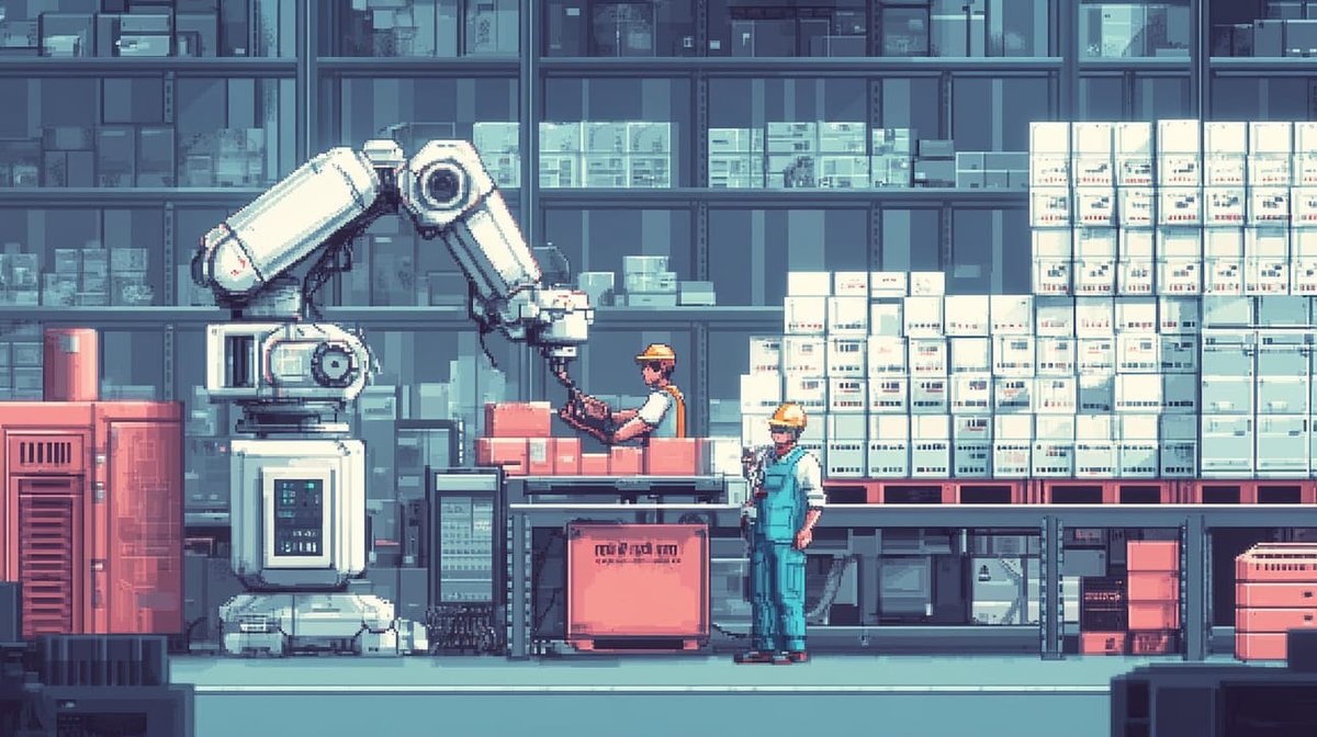 Doyin_CL1's tweet image. Humans and robots work together with Carter Pro

#CarterPro #RobustAI #HumanRobotCollaboration #WarehouseAutomation #RoboticsInnovation #SafeWorkplaces #SmartTechnology #FutureOfWork #AIInIndustry #WarehouseSafety
