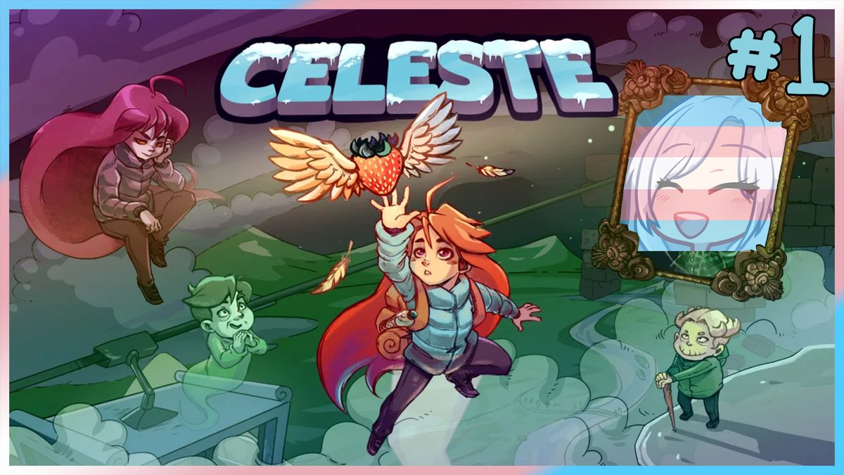 Today is day 1/2 of mine mini-charity stream for A4TE in recognition of Transgender Day of Remembrance! I am playing Celeste :D Pray join and donate! twitch.tv/edelweiss_vt #transgender #vtuber #charity