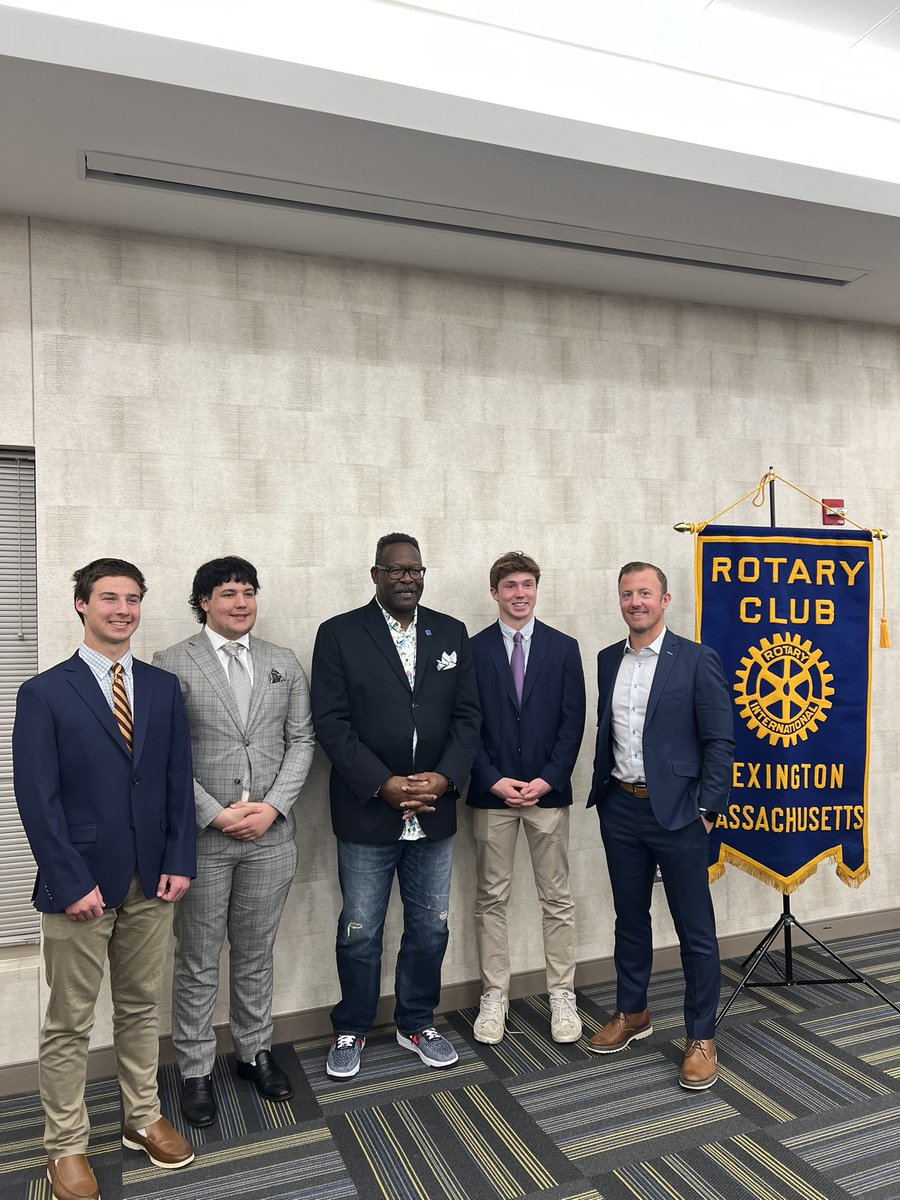 Thanksgiving Rotary lunch with the football captains, cheer captains, coaches, and administrators is always an amazing event. Guest speaker Hall of Famer, NE Patriot <a href="/AndreTippett/">Andre Tippett</a> was incredible! Honored to be a part of it and can’t wait for Thanksgiving!