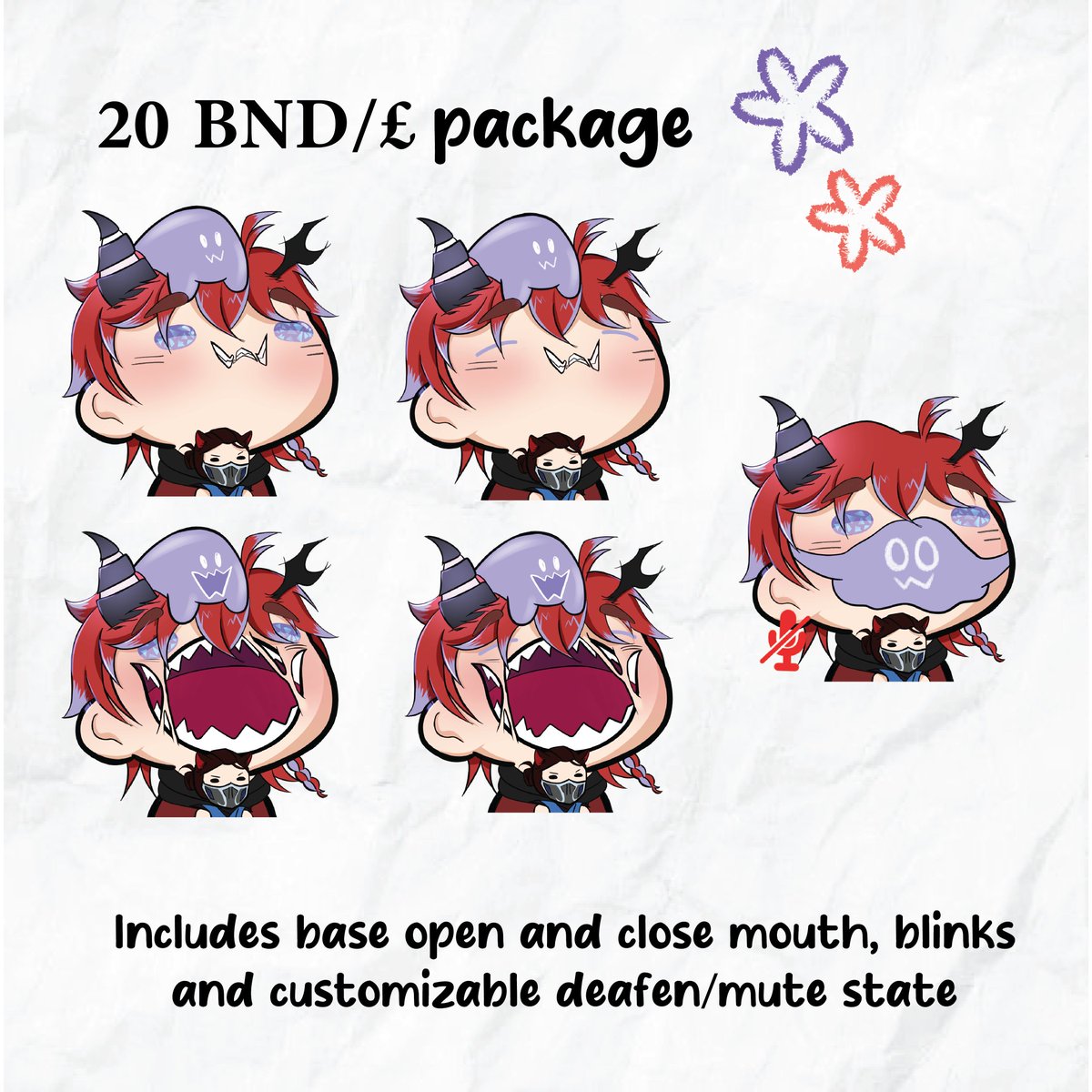 Zairotype's tweet photo. Commission thread for twitch emotes and pop pop illustrations ^^ 📌 https://t.co/TI4ESv6P8d