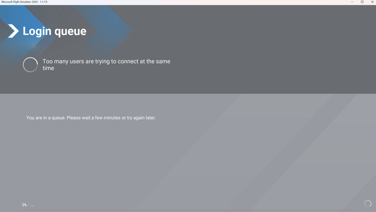 maquinaremos's tweet image. Menuda mierda los servidores del #FlightSimulator2024 😅