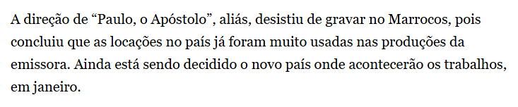 homerovmpf's tweet image. A Record mandou uma galera pro Marrocos escolher cenários e locações e de repente cancela as gravações de #Paulo no país.

Ainda tem a cara de pau de fingir que não é corte de custos.

Produções da gestão Cristiane Cardoso custando caro e ficando aquém em audiência e repercussão.