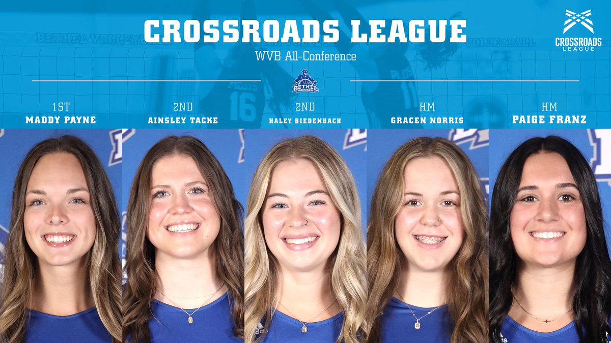 Bethel Pilots Athletics (@bupilots) on Twitter photo <a href="/bupilotsvb/">Bethel Pilots Volleyball</a> saw five All-Crossroads League honorees for the 2024 season! #AnchorUp <a href="/bupilotsvb/">Bethel Pilots Volleyball</a> saw five All-Crossroads League honorees for the 2024 season! #AnchorUp