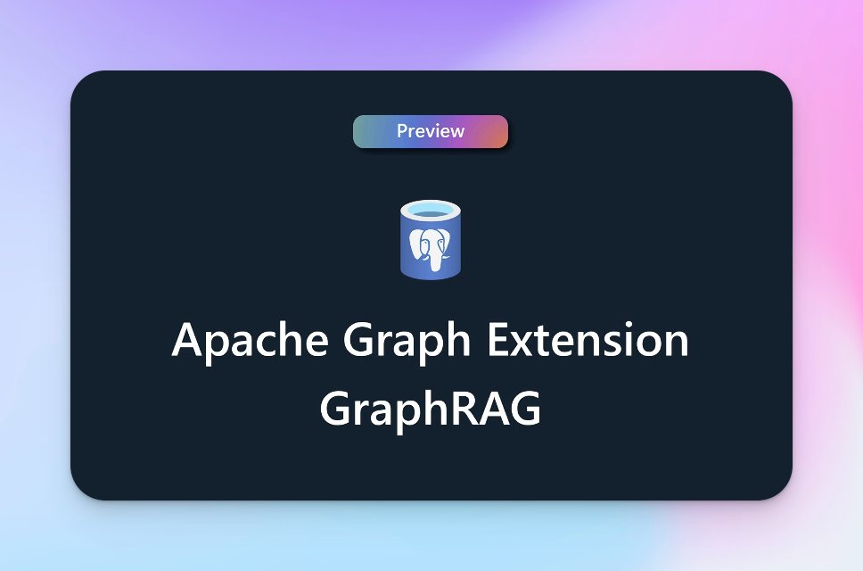 🚀 Big news from #MSIgnite! Microsoft Azure has unveiled the Apache Graph Extension (for #GraphRAG) for Postgres, bringing advanced graph capabilities to PostgreSQL. Perfect for building graph-enhanced AI and data workflows. 🧵👇