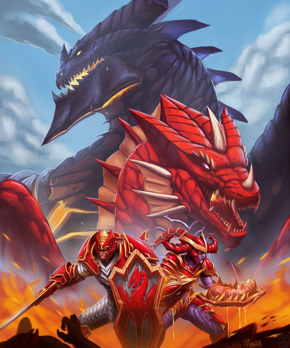 Everyone likes dragons right?
#Dota2 #LeagueofLegends #HeroesofNewerth #HotS
#Davion #Shyvana #Draconis #DeathWing
