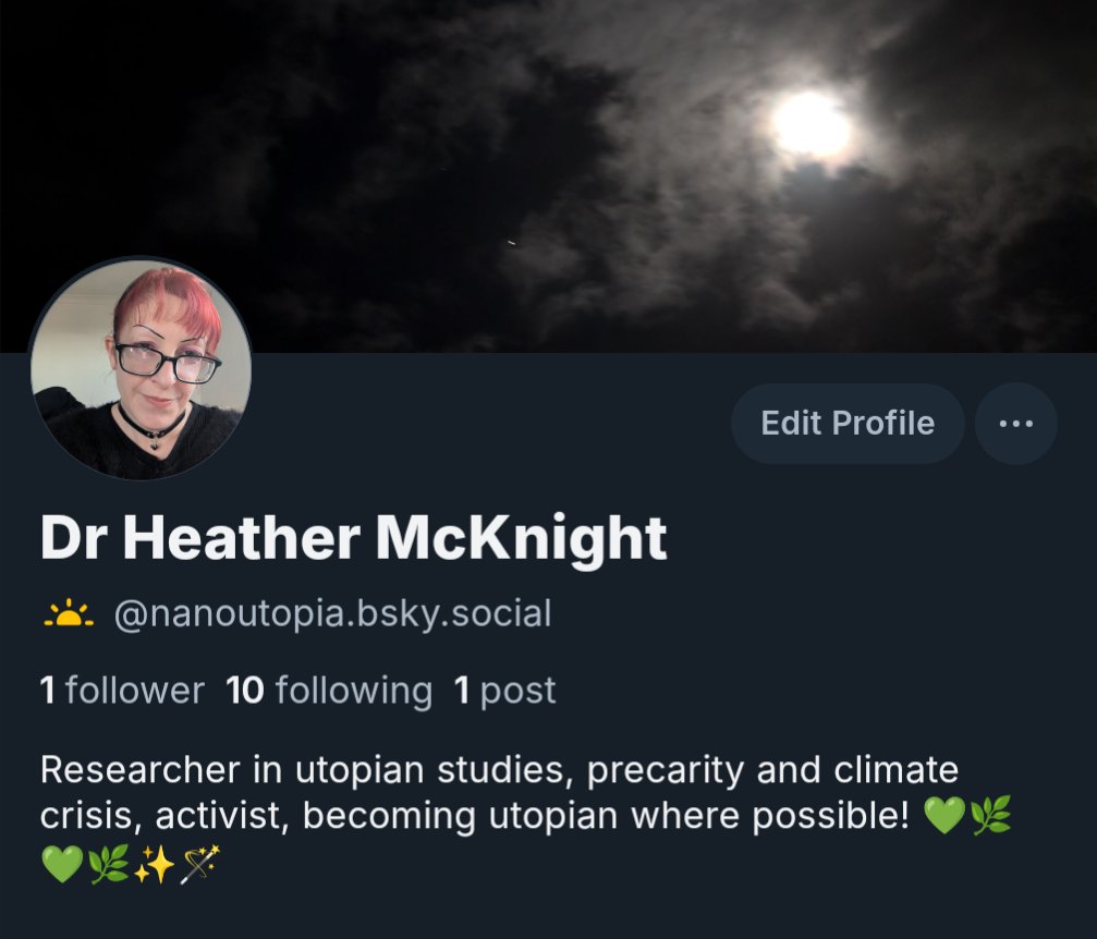 Moving to Blue Sky with militant optimism @nanoutopia.bsky.social hopefully see some of you there 💙