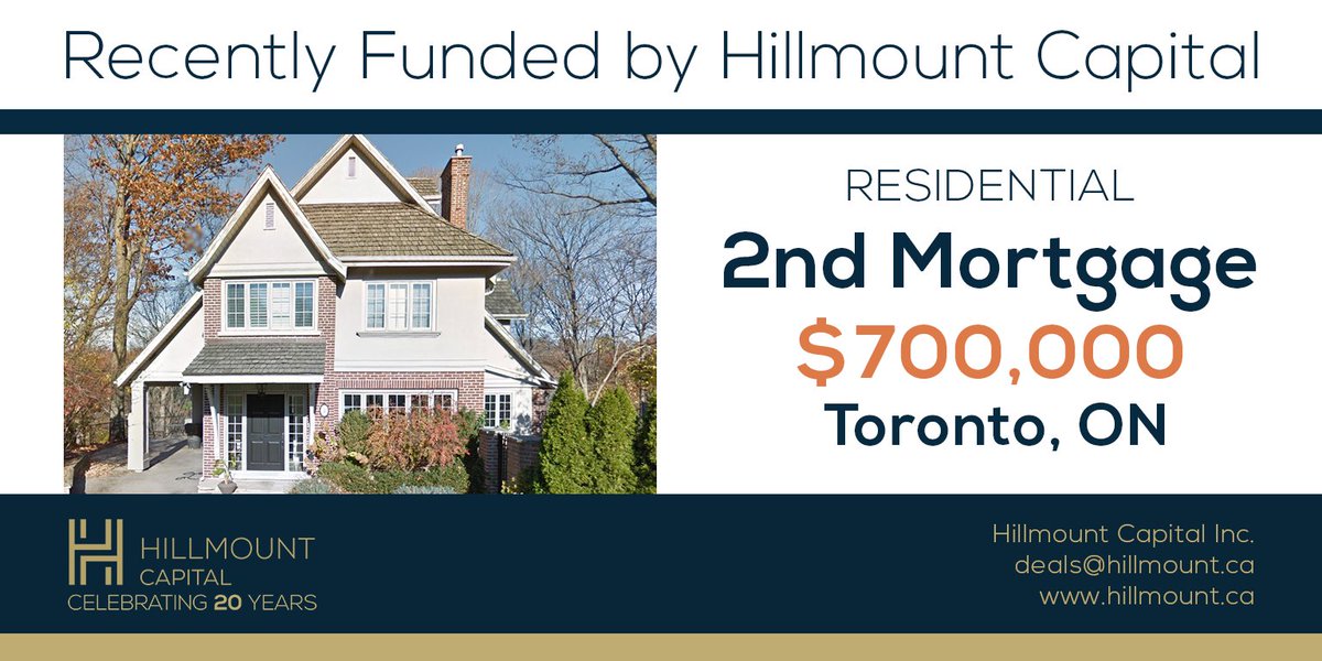 Borrower required funds on an urgent basis, to invest in their operating business. The borrower will pay the loan off by maturity with capital gained from the business.
Feeling inspired? Give us a call and let’s collaborate! deals@hillmount.ca
#PrivateLending #OntarioMortgage